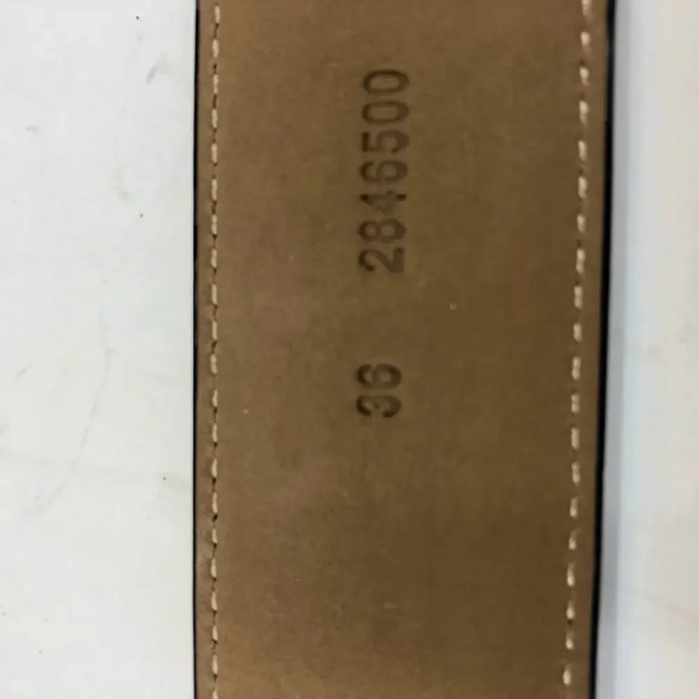 Men's Brown Size 36 Leather Belt Business Work